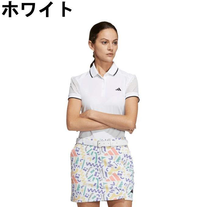 新品⭐️タグ付き⭐️Mサイズ　ANEW レディースポロシャツ　ホワイト ゴルフウェア ANEW GOLF(アニューゴルフ) ポロシャツ(レディース