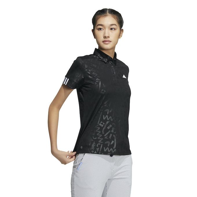 adidas（アディダス） ゴルフウェア ポロシャツ 半袖 メンズ エンボス