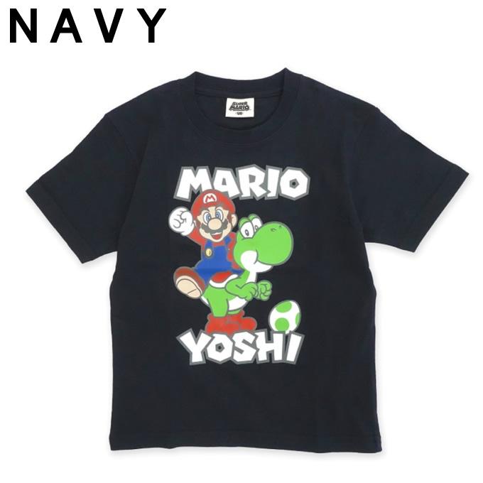 スーパーマリオ Super Mario Tシャツ 半袖 ジュニア マリオ スーパーマリオ Super Mario Tシャツ 半袖 ジュニア マリオ