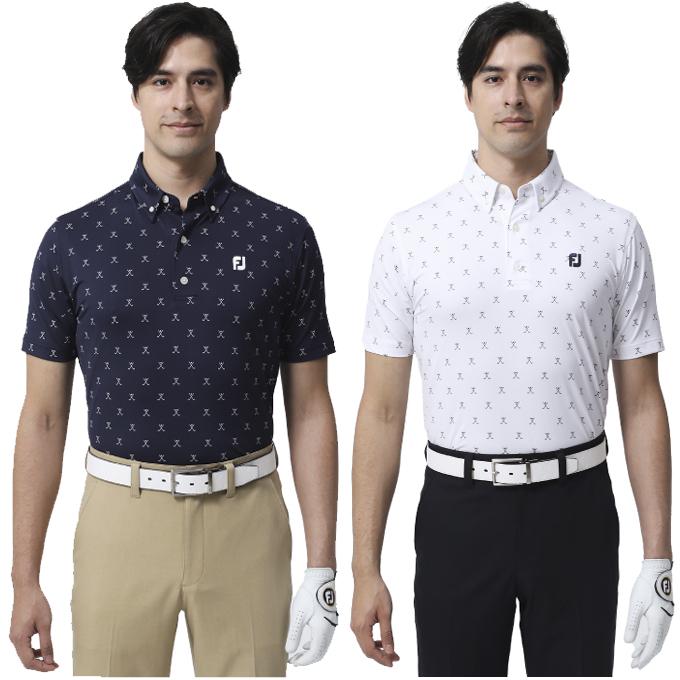 FootJoy（フットジョイ） ゴルフウェア ポロシャツ 半袖 メンズ クロス