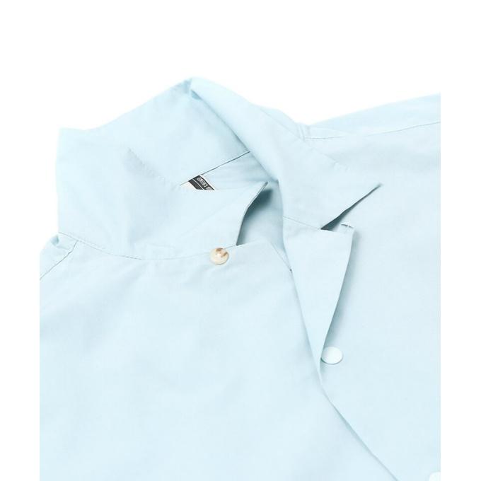 チャムス CHUMS 半袖シャツ メンズ オーバーサイズドショートスリーブワークシャツ CH02-1185 Lt.Blue｜himaraya｜05