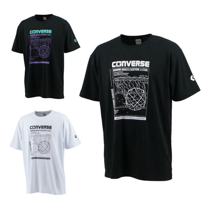 コンバース CONVERSE バスケットボールウェア 半袖シャツ メンズ プリントTシャツ CB231362 0000001109544