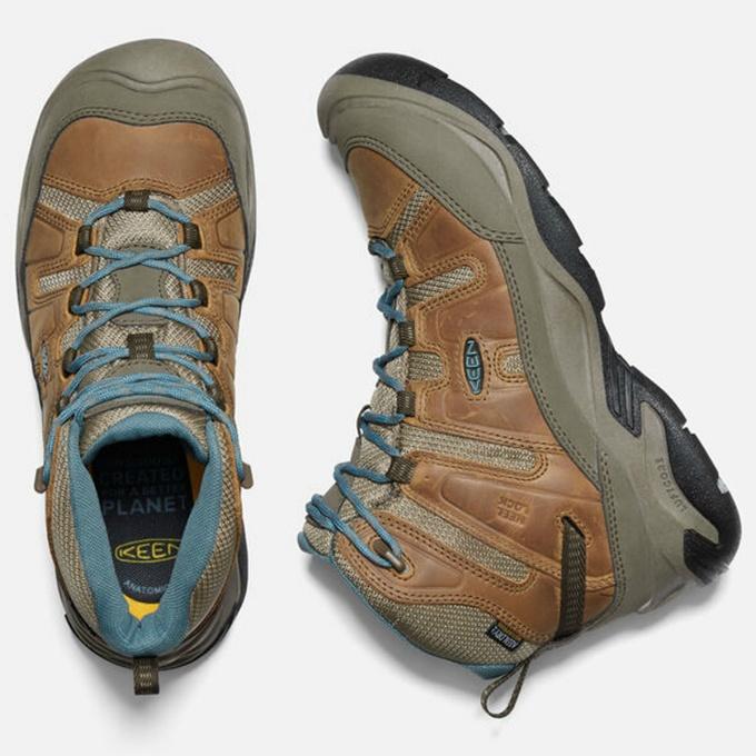 KEEN（キーン） ハイキングシューズ 防水 ミッドカット レディース