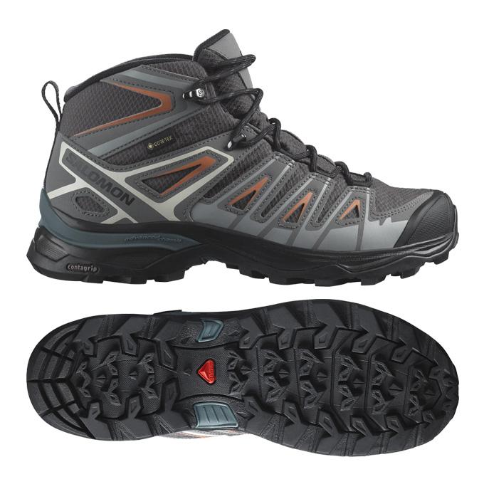 SALOMON（サロモン） トレッキングシューズ ゴアテックス ミッドカット