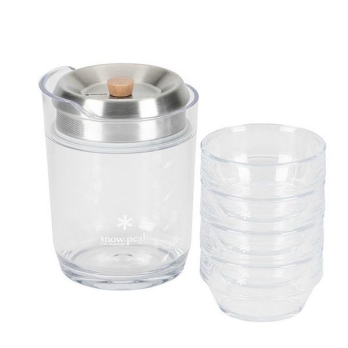 snow peak（スノーピーク） 食器セット サヨウ クリア湯呑み 2個セット