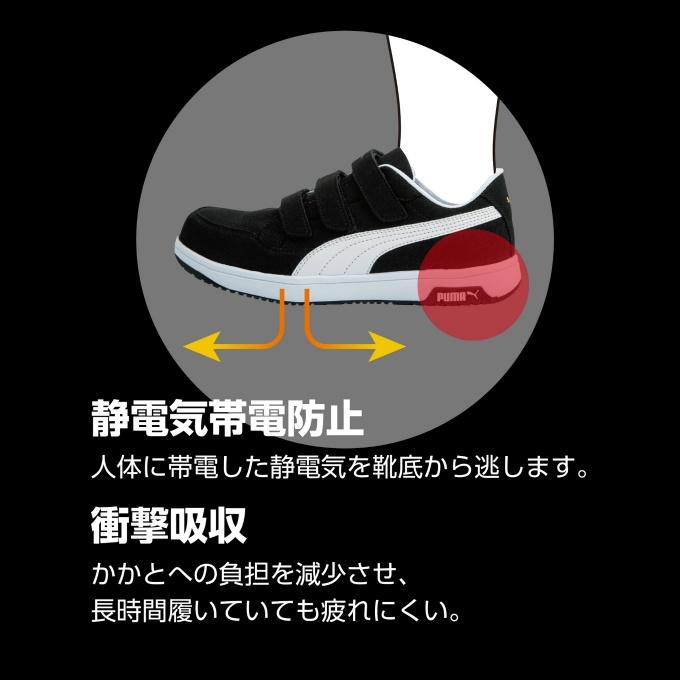 PUMA（プーマ） ☆プーマ 安全靴 メンズ ヘリテイジ エアツイスト2.0 
