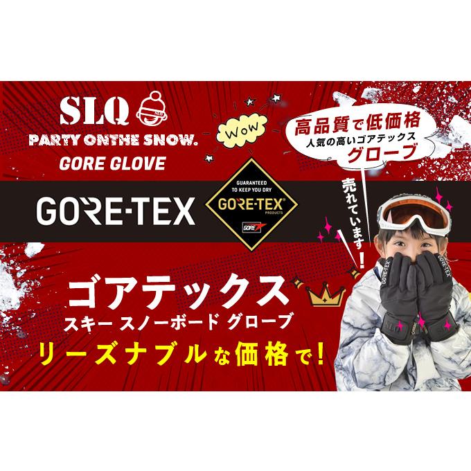 スキー スノーボード グローブ GORE-TEX ゴアテックス 手袋 キッズ ジュニア 子供 雪遊び GORE GLOVE SL131701A01｜himaraya｜02