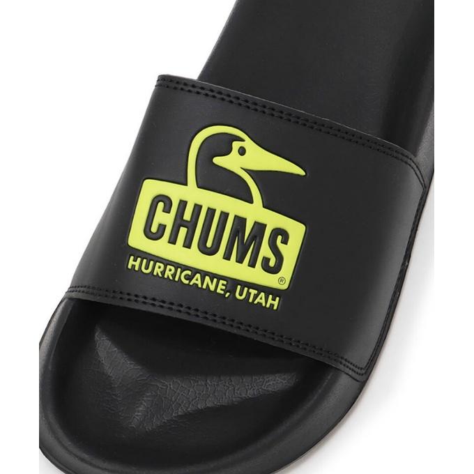 チャムス CHUMS シャワーサンダル メンズ レディース スプラッシュスライドオン CH63-1018 Black/Lime｜himaraya｜02