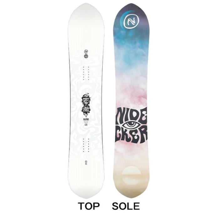 Nidecker スノーボード板　ナイデッカーアルファ NIDECKER ナイデッカー スノーボード 板 メンズ アルファ ALPHA