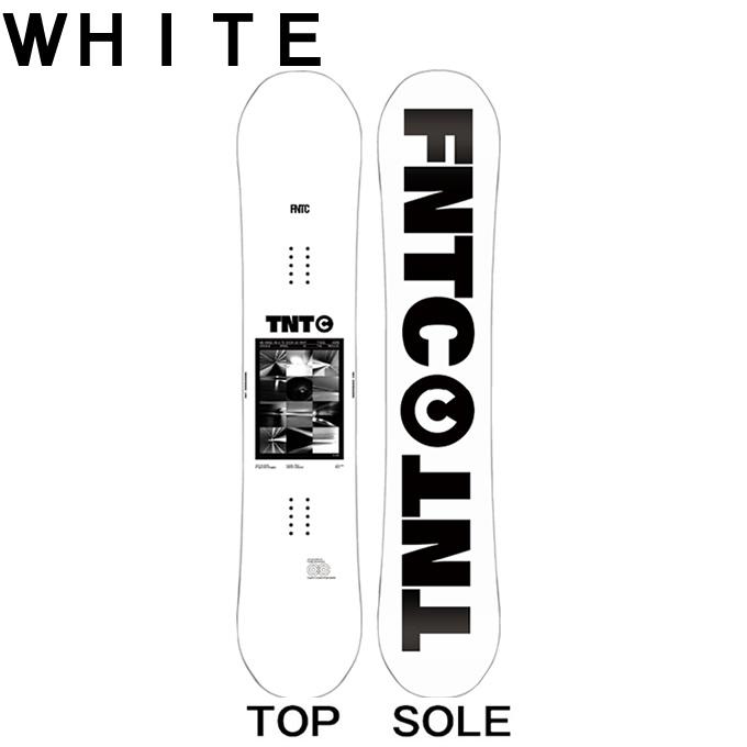 スノーボード FNTC TNTC WHITE 147cm 2023-24 K2 BIDING FNTC スノーボード 板 メンズ ティーエヌティー TNT C グラトリ ジブ