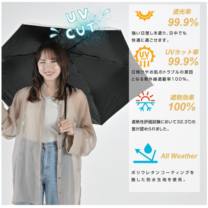 U-DAY ユーデイ 晴雨兼用 折りたたみ 傘 遮光 uv 紫外線 日焼け メンズ