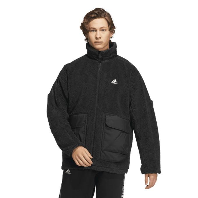 adidas（アディダス） フリースジャケット メンズ WORD ボアジャケット