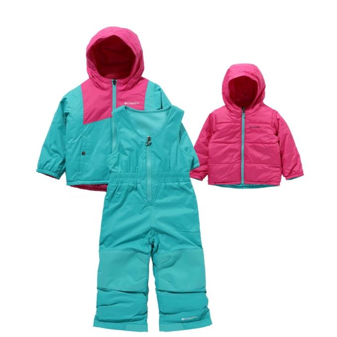 Columbia（コロンビア） スキーウェア キッズ 子供 上下セット スノー