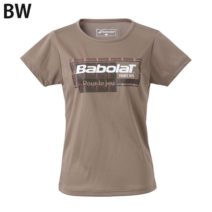 バボラ Babolat テニスウェア Tシャツ 半袖 レディース PURE ショートスリーブシャツ  BWP3578｜himaraya｜04