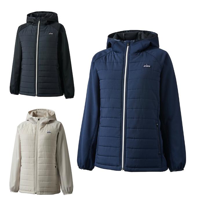 【prince】 テニスウェア レディス ハイブリッドジャケット L Prince（プリンス） テニスウェア 防寒ジャケット レディース