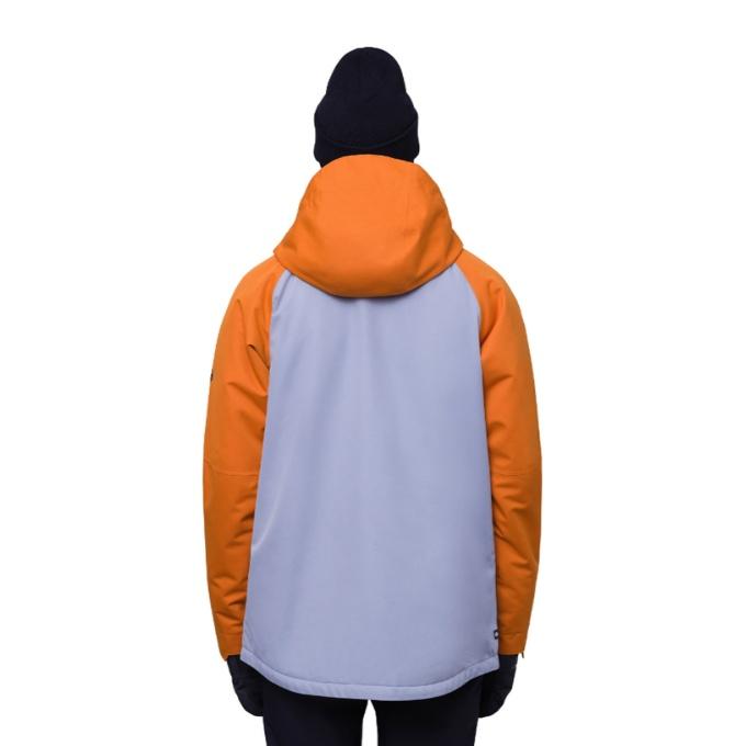 シックスエイトシックス 686 スノーボードウェア ジャケット メンズ GEO INSULATED JACKET M2W115 COPPERORANGE COLORBLOCK COLORBLOCK