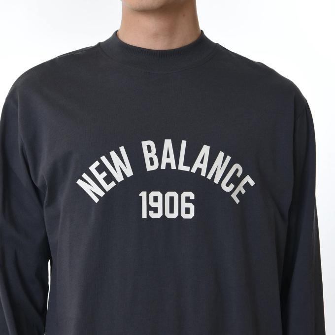 ニューバランス Tシャツ 長袖 メンズ Essentials Varsity ロングスリーブTシャツ MT33555 new balance｜himaraya｜06