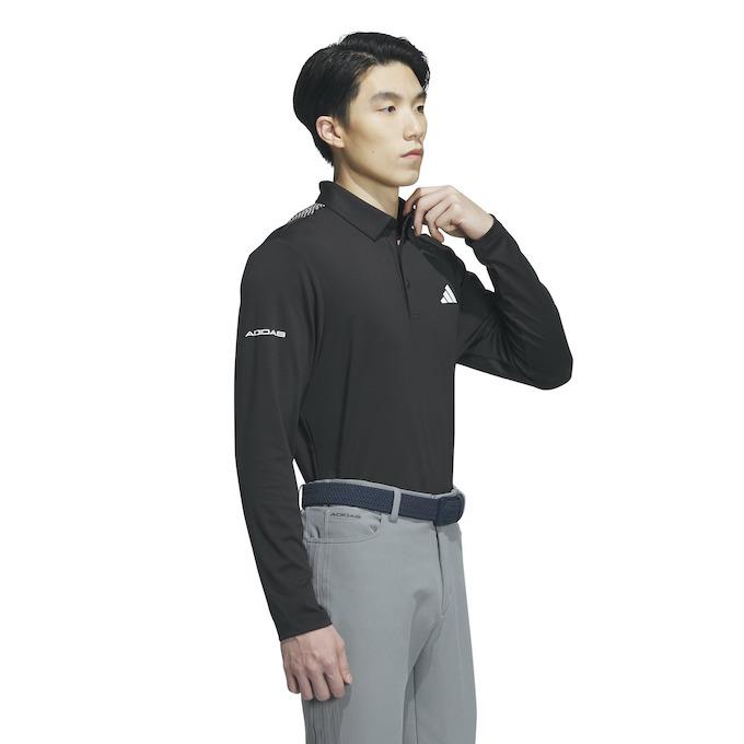adidas（アディダス） ゴルフウェア ポロシャツ 長袖 メンズ BOS