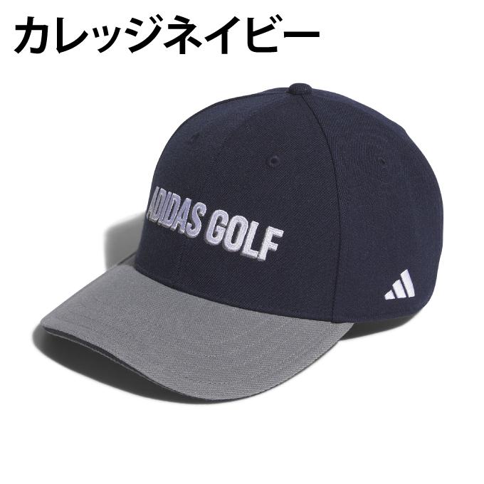 adidas（アディダス） ゴルフ キャップ メンズ リニアロゴツイル