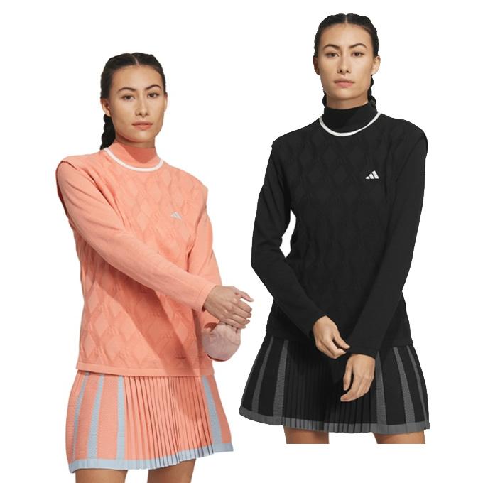 adidas（アディダス） ゴルフウェア セーター レディース アーガイル柄