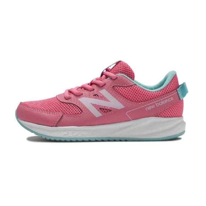 【送料無料】ニューバランス スニーカー キッズ ジュニア 紐靴 YK570 v3 Lace ピンク YK570PC3 22.5〜24.5cm new balance 小学生｜himaraya｜02