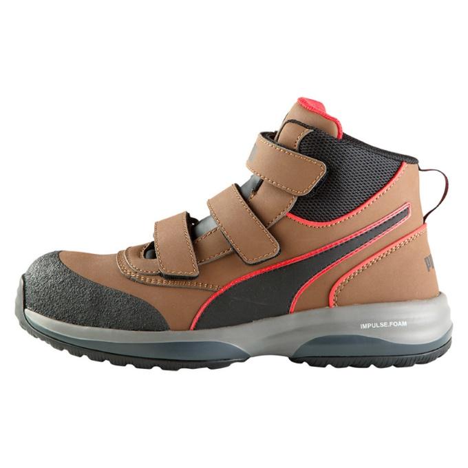 PUMA（プーマ） メンズ 安全靴 作業靴 ラピッド ブラウン ミッド Rapid