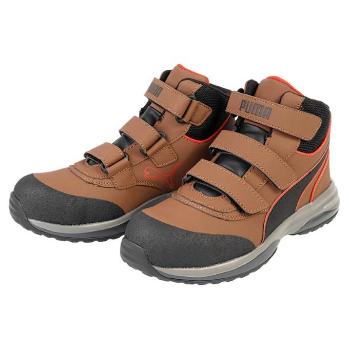 PUMA（プーマ） メンズ 安全靴 作業靴 ラピッド ブラウン ミッド Rapid