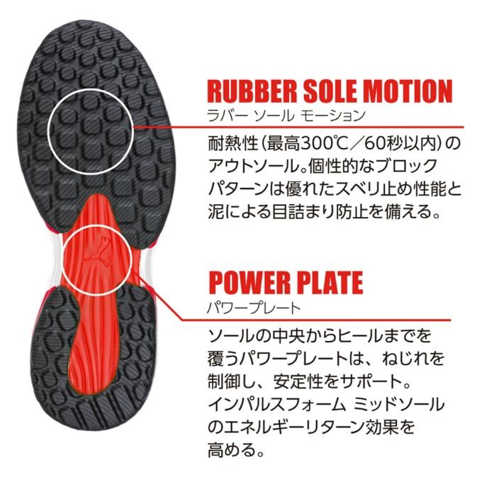 PUMA（プーマ） 安全靴 メンズ ラピッド ブラウン ミッドカット ジップ