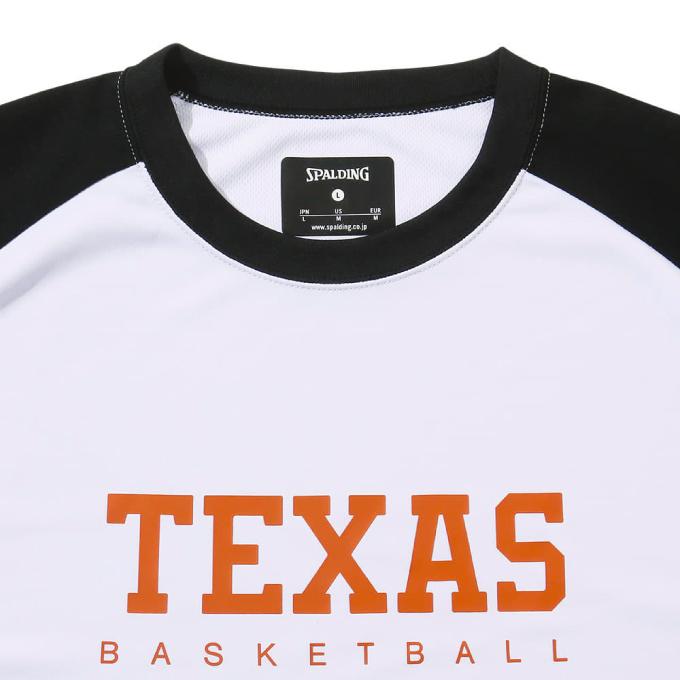 スポルディング SPALDING バスケットボールウェア 半袖シャツ メンズ Tシャツ テキサス バスケットボール SMT23129TX