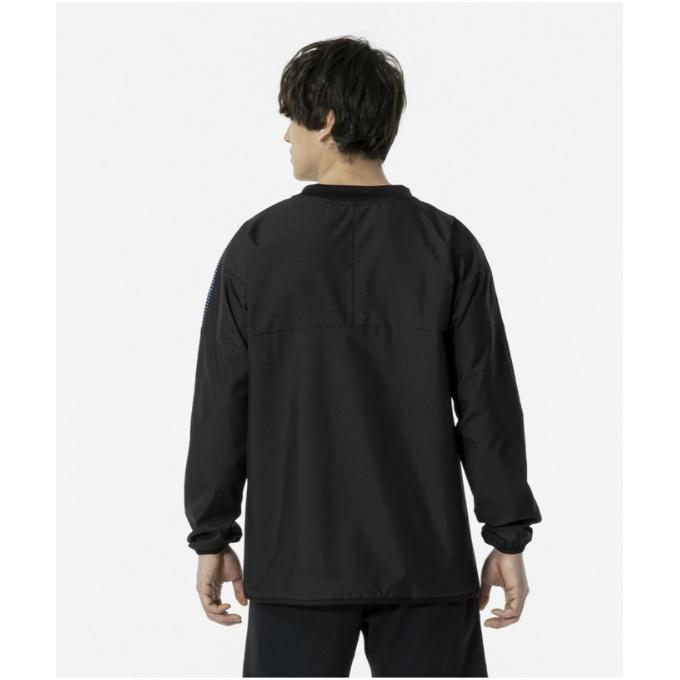 Mizuno ピステ ウィンドブレーカー M 黒 MIZUNO（ミズノ） バレーボール ピステ 長袖 メンズ N-XTウインド