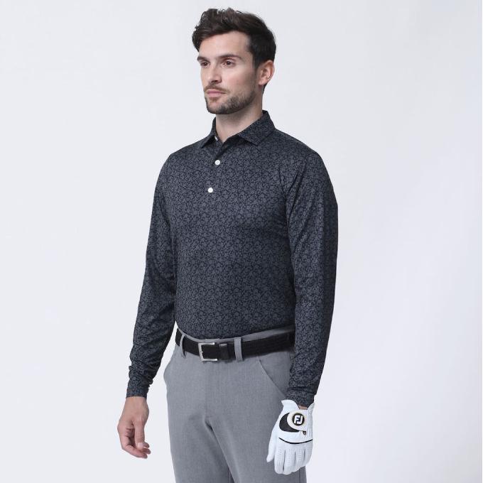 FootJoy（フットジョイ） ゴルフウェア ポロシャツ 長袖 メンズ