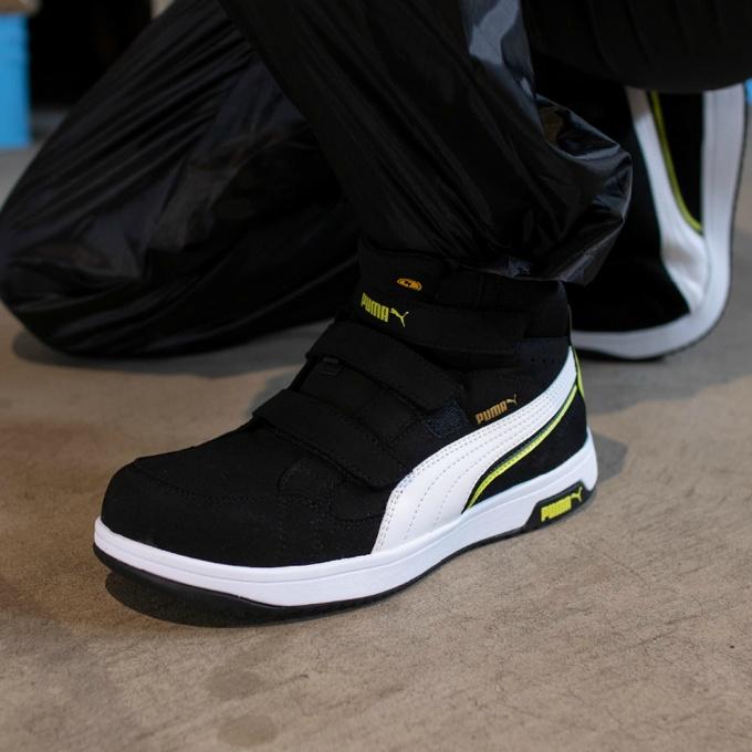 PUMA（プーマ） ☆安全靴 メンズ エアツイスト2.0ミドルカット フック