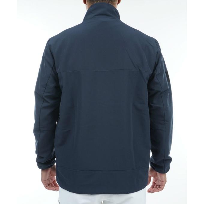 Admiral ADMA360 ゴルフジャケット M ブラック Admiral アドミラル ゴルフウェア ブルゾン メンズ プリントファスナー