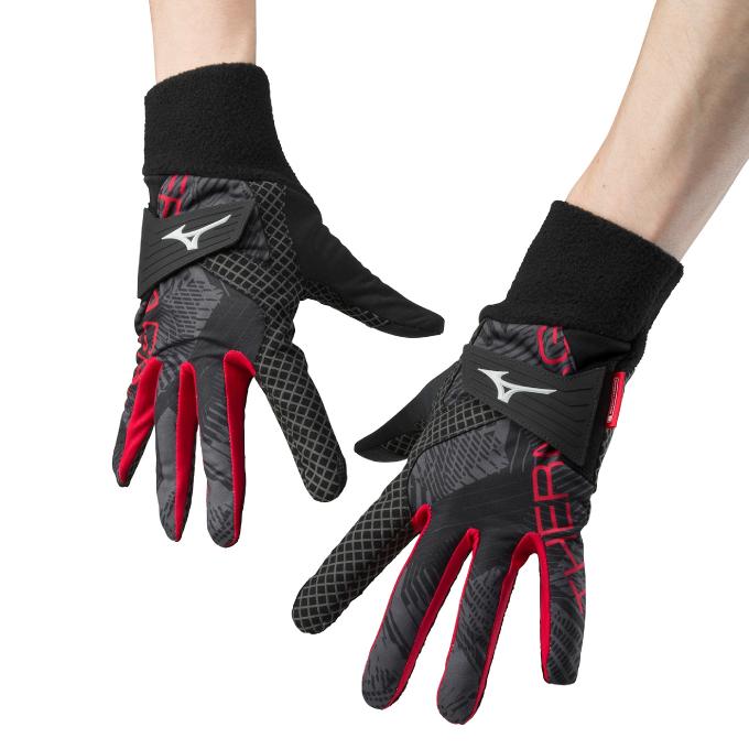 MIZUNO（ミズノ） ゴルフ 両手用グローブ メンズ 発熱素材 ブレス