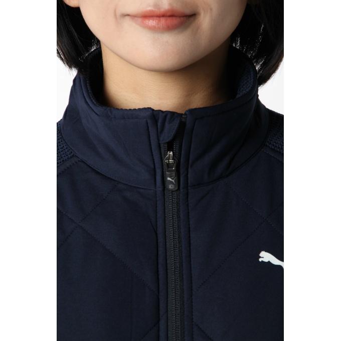 PUMA（プーマ） ゴルフウェア ブルゾン レディース 中綿ハイブリッド