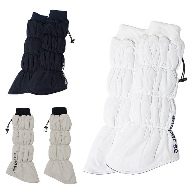 and per se（アンパスィ） ゴルフ レッグウォーマー レディース 中綿