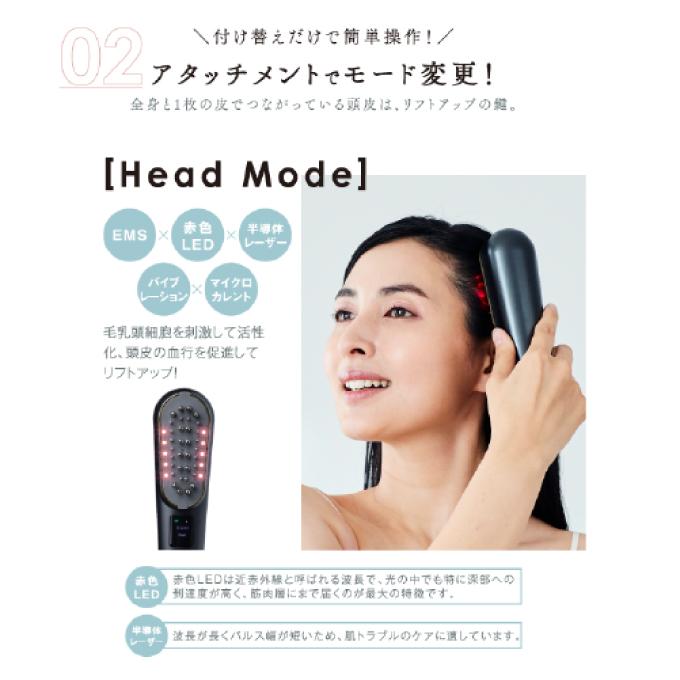 【レビュー特典付・正規品】ウェイブウェイブ 頭皮ブラシ EMS RF 美顔器 リフトアップ SCALP BLUSH PRO WAVEWAVE ...