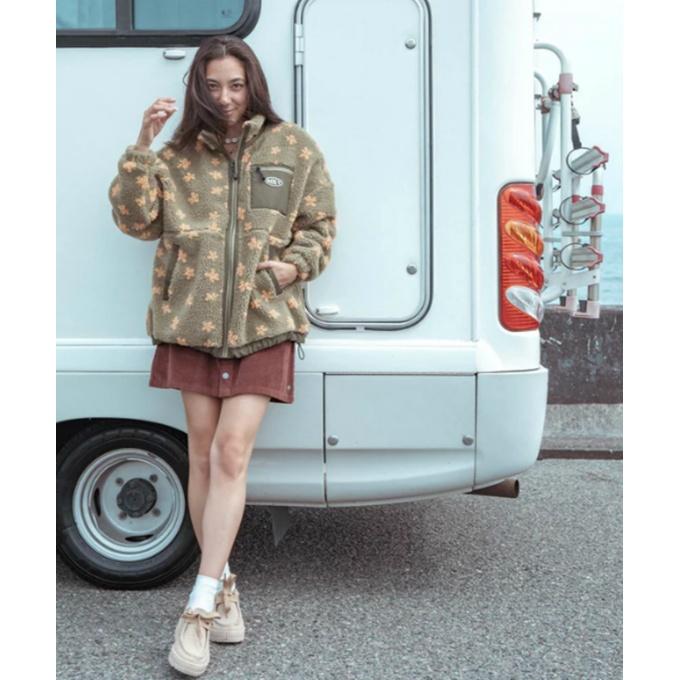 ROXY（ロキシー） アウタージャケット レディース CREIL BOA ZIP ボア