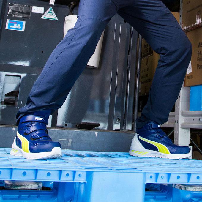 Y*s様 PUMA安全靴 ライダー2.0ブルー ミッド・ミドルカット サイズ／2 PUMA（プーマ） 安全靴 セーフティシューズ ライダー2.0 ブルー