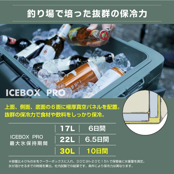 シマノ（SHIMANO） 【新色！】クーラーボックス 30L アイスボックスPRO