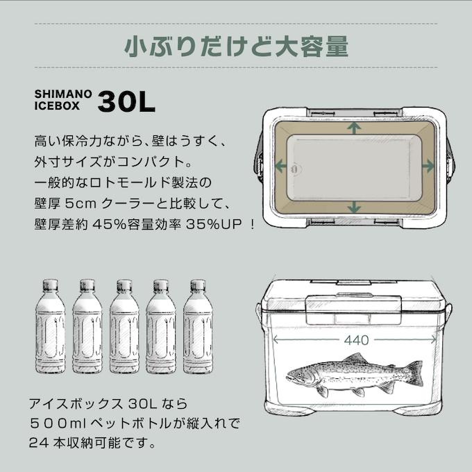 シマノ　クーラーボックス30L PRO NX-030V シマノ(SHIMANO) NX-030V アイスボックス PRO 81803｜アウトドア用品