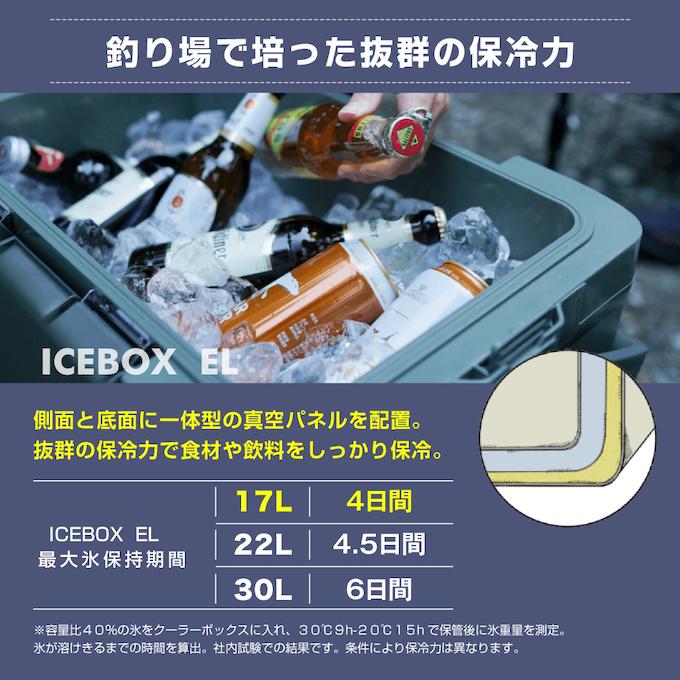 シマノ（SHIMANO）クーラーボックス 17L アイスボックスEL ICEBOX EL 17L NX-217X チャコール 01｜himaraya｜04