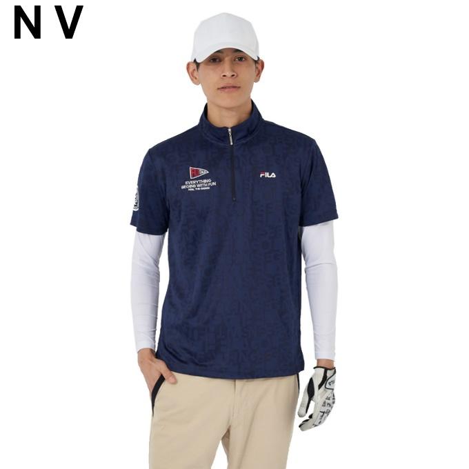 フィラ FILA ゴルフウェア シャツセット メンズ 半袖シャツ＋インナーシャツ 744-500｜himaraya｜02