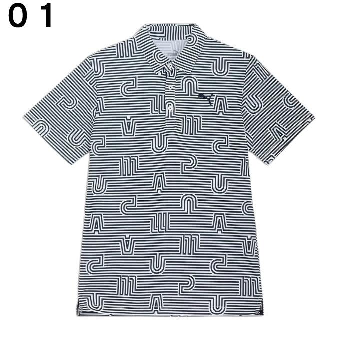 プーマ ゴルフ メッシュ切替 ストレッチ 半袖 ポロシャツ ウェア L プーマ ゴルフ メッシュ切替 ストレッチ 半袖 ポロシャツ ウェア