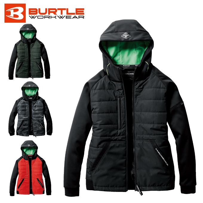 【送料無料】バートル 防風フーディジャケット 3210 ジャケット 男女兼用 メンズ レディース 作業服 作業着 ワークウェア サーモクラフト対応 撥水【ご自宅配送限定】‥ BURTLE（バートル） ☆【送料無料】バートル 防風フーディジャケット