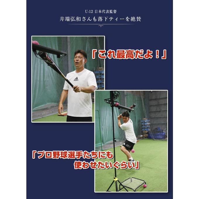 【半年保証付】フィールドフォース 野球 バッティングティー 落下ティーJ号ボール セット 24FFSETC FIELDFORCE｜himaraya｜14