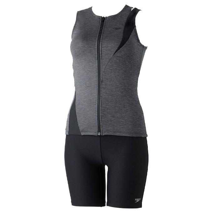 スピード(Speedo) フィットネス水着 セパレート Diagona Zip Pro