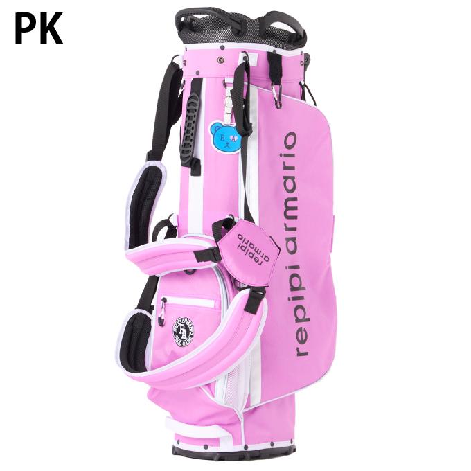 美品✳︎レピピアルマリオ✳︎ゴルフキャディバッグ♡ガールズキッズ repipi armario（レピピアルマリオ） キャディバッグ ジュニア