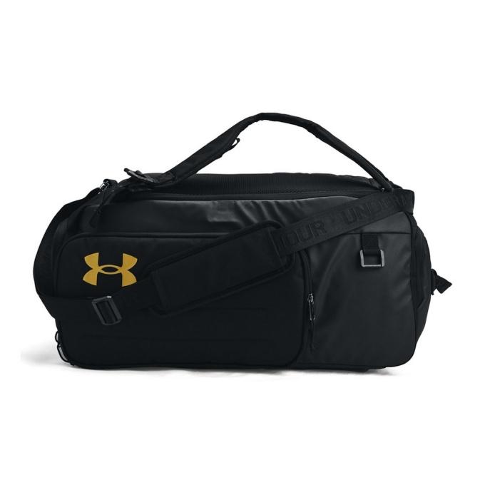 アンダーアーマー ダッフルバッグ 50L メンズ レディース CONTAIN DUOMDダッフル50 1381919-001 UNDER ARMOUR 旅行バック　大容量 UNDER ARMOUR（アンダーアーマー） ダッフルバッグ メンズ レディース