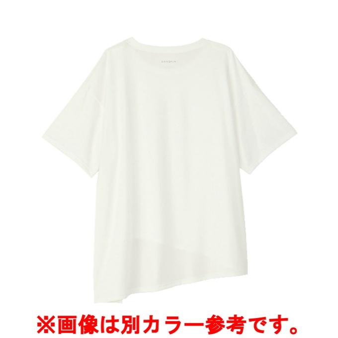 ダンスキン DANSKIN Tシャツ 半袖 レディース ASYMMETRY BIG半袖T DC724106-K｜himaraya｜02